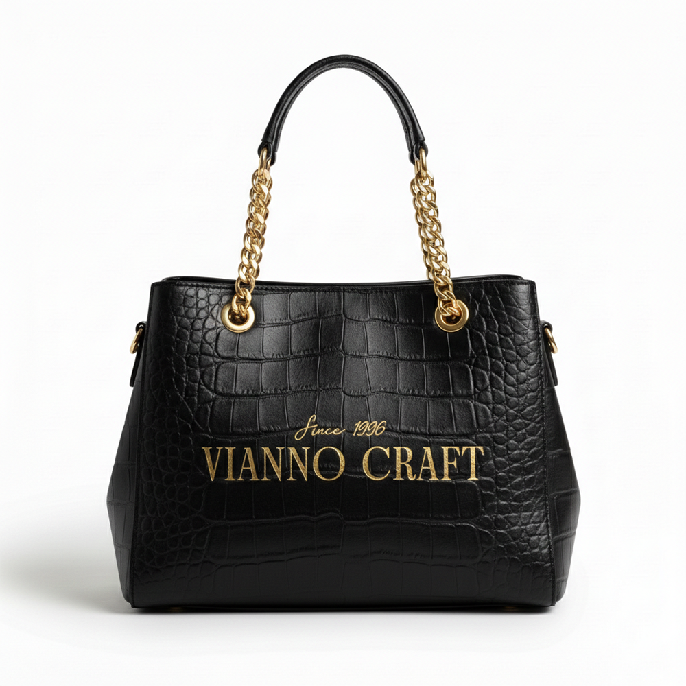 ViannoCraft™ Calm Noir Harmony Work Tote