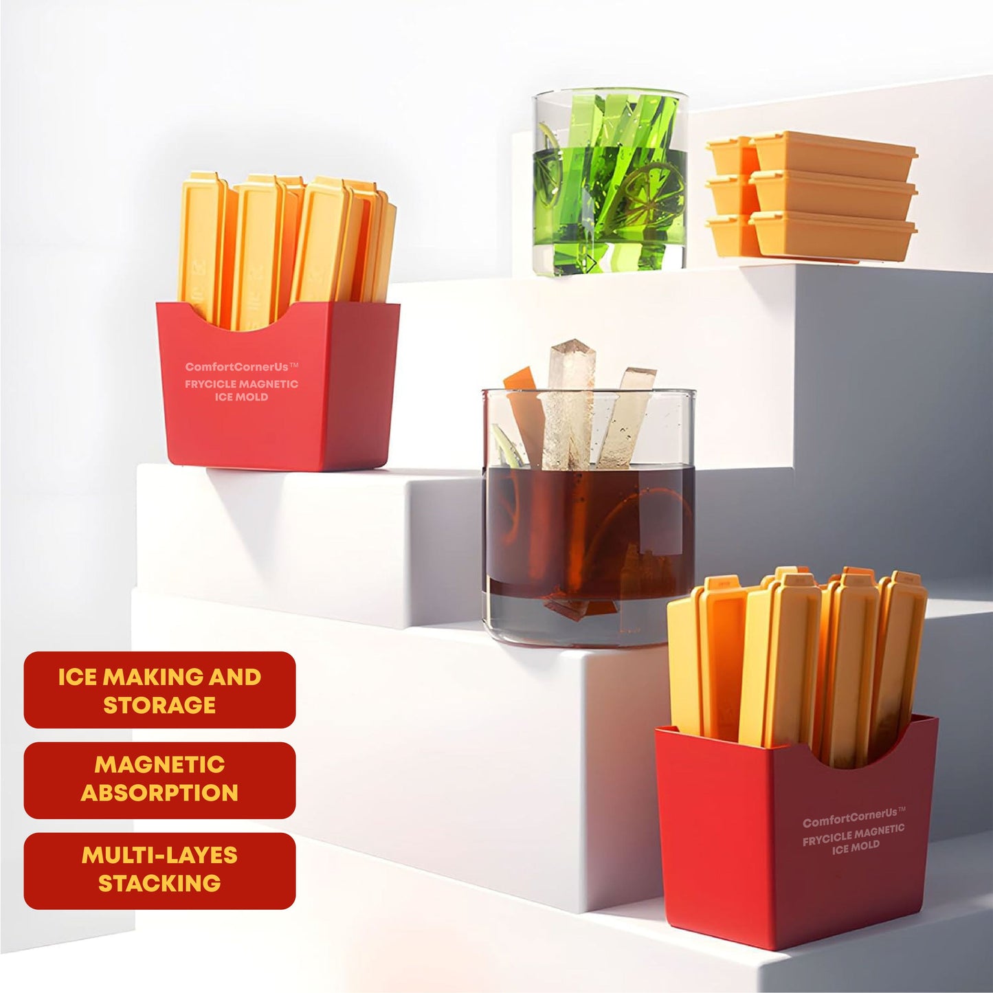 ViannoCraft™ FryCicle Magnetic Ice Mold