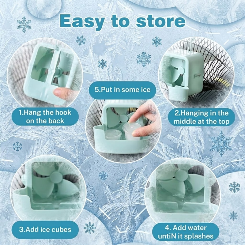 ViannoCraft™ CoolBoost Fan Ice Cooling Attachment