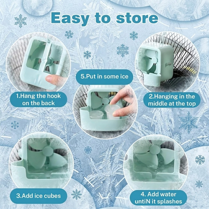 ViannoCraft™ CoolBoost Fan Ice Cooling Attachment