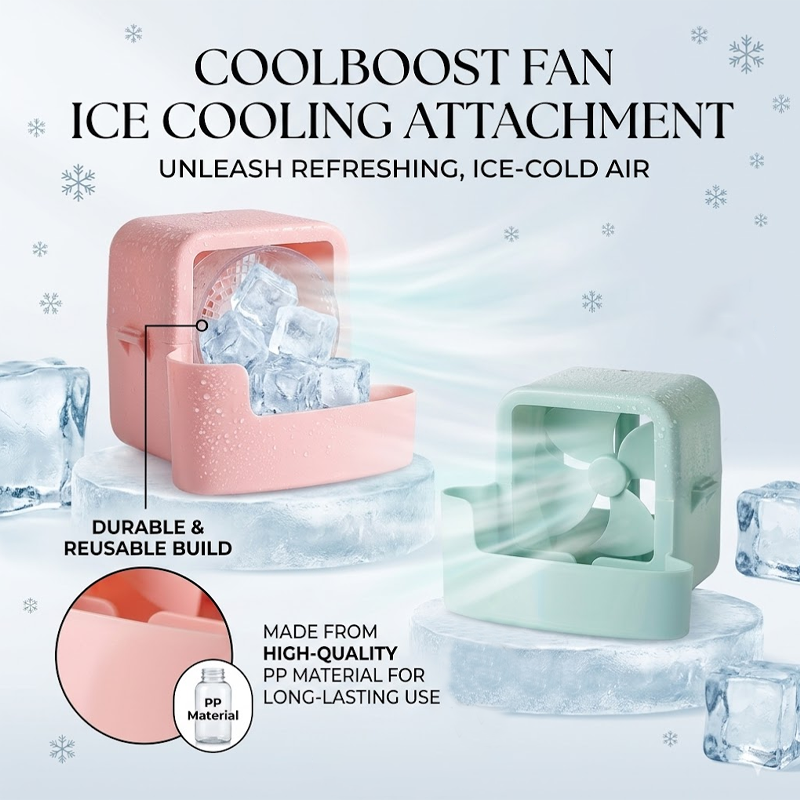 ViannoCraft™ CoolBoost Fan Ice Cooling Attachment