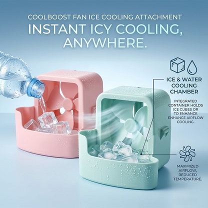 ViannoCraft™ CoolBoost Fan Ice Cooling Attachment
