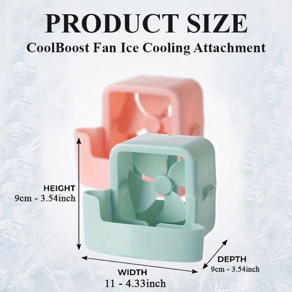 ViannoCraft™ CoolBoost Fan Ice Cooling Attachment