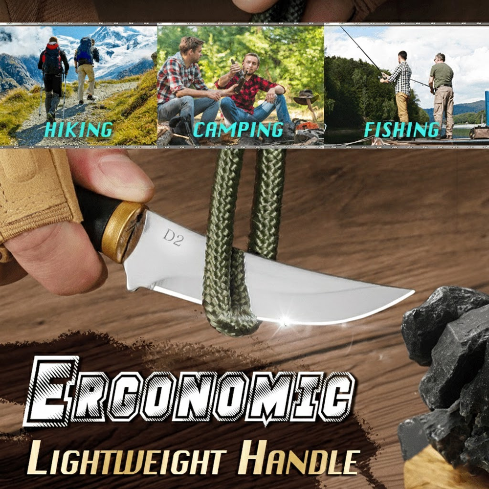 ViannoCraft™ D2 All-in-One Swift Cut Portable Knife