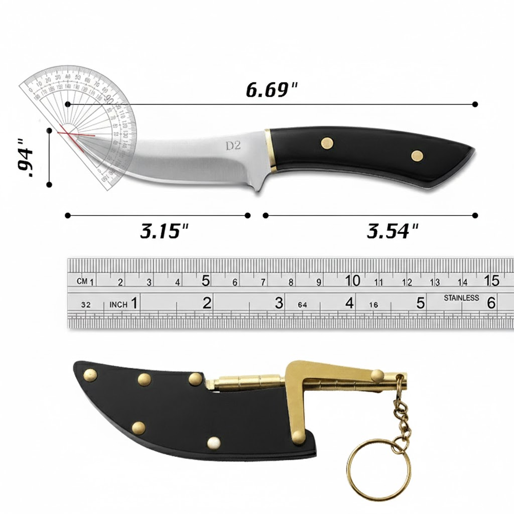 ViannoCraft™ D2 All-in-One Swift Cut Portable Knife