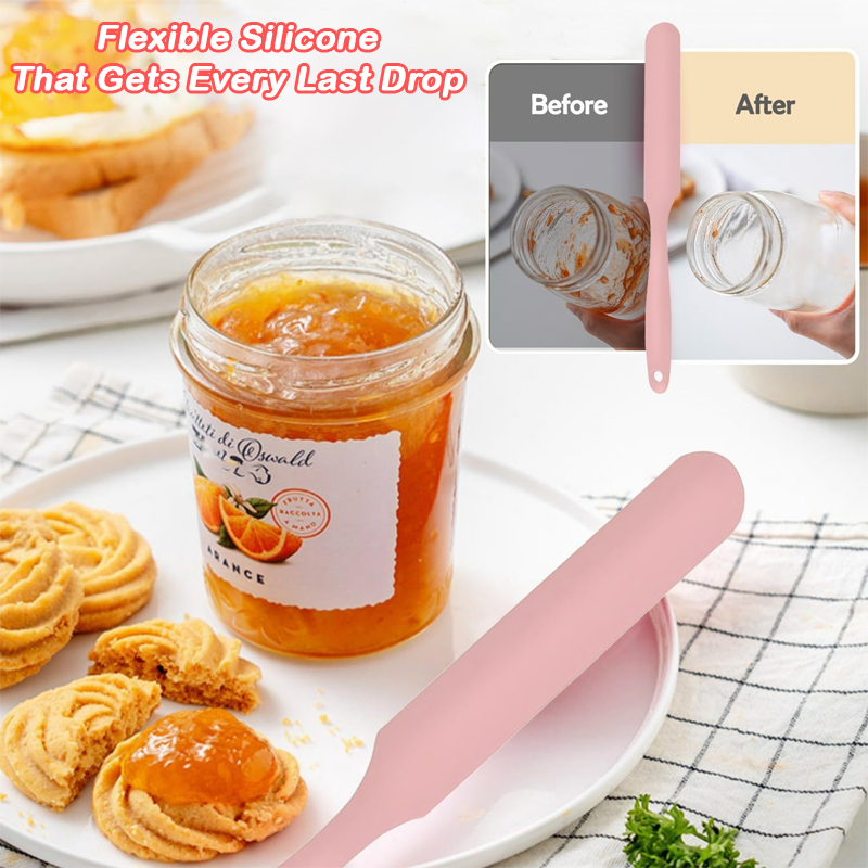 ViannoCraft™ EasyScrape Long Handle Jar Spatula