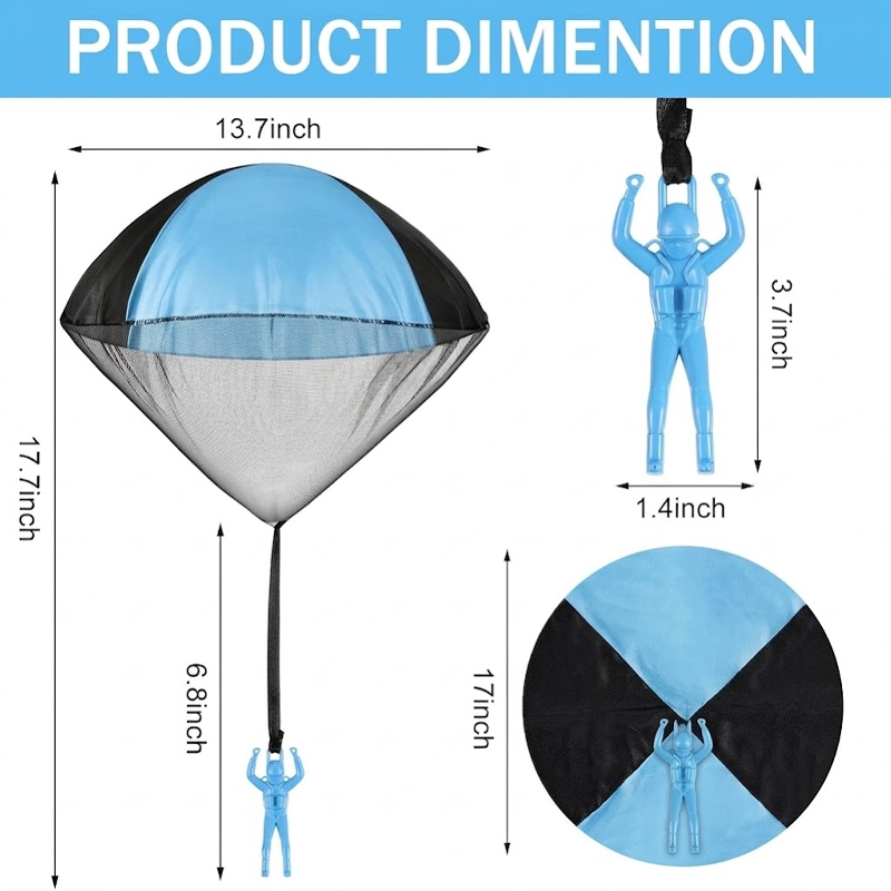 ViannoCraft™ FloatBuddy Parachute Toss Toy