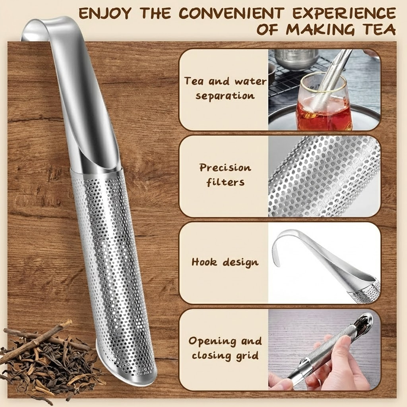 ViannoCraft™ GoBrew Stainless Steel Tea Infuser Stick