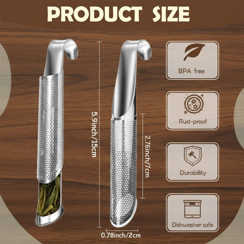 ViannoCraft™ GoBrew Stainless Steel Tea Infuser Stick