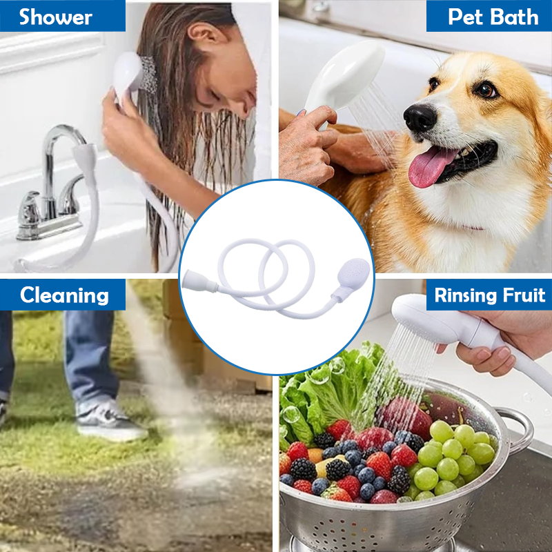 ViannoCraft™ HomeShower Multi-Wash Faucet Sprayer