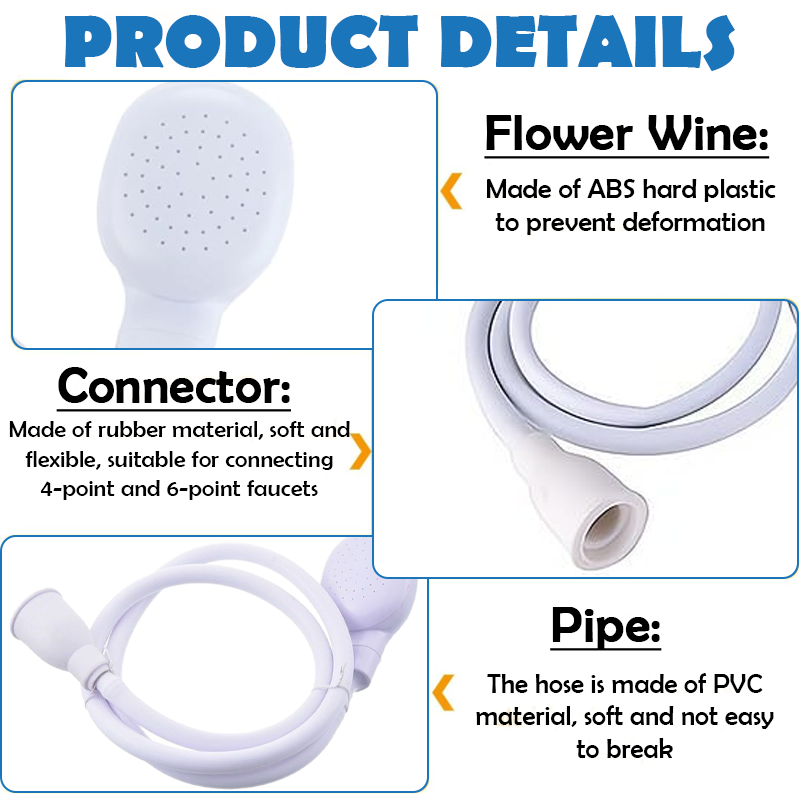 ViannoCraft™ HomeShower Multi-Wash Faucet Sprayer
