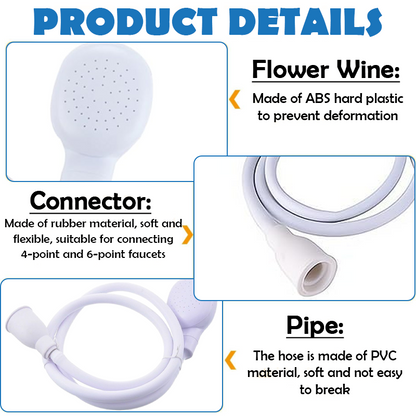 ViannoCraft™ HomeShower Multi-Wash Faucet Sprayer