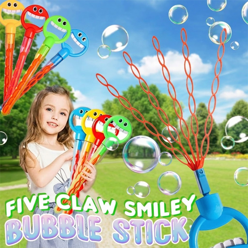 ViannoCraft™ Magical 5-Claw Smiley Bubble Stick