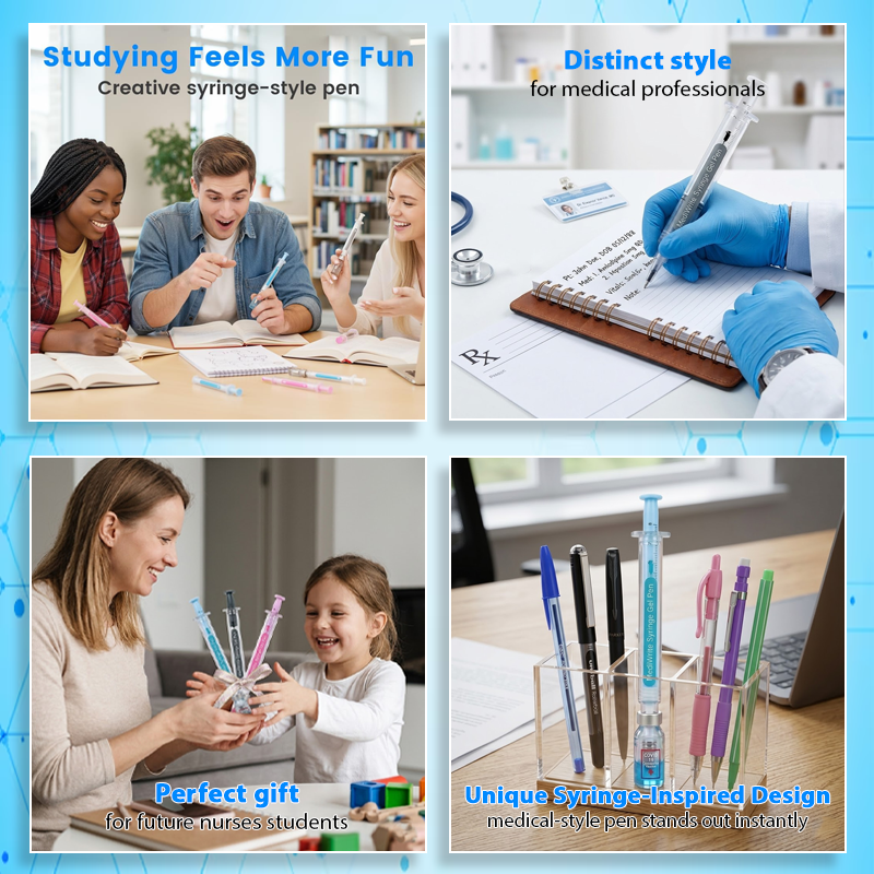 ViannoCraft™ MediWrite Syringe Gel Pen