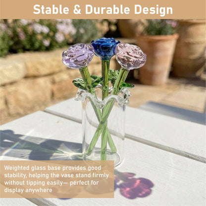 ViannoCraft™ MiniBloom Glass Flower Ornament