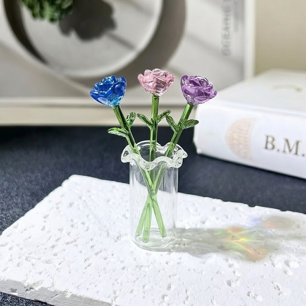 ViannoCraft™ MiniBloom Glass Flower Ornament