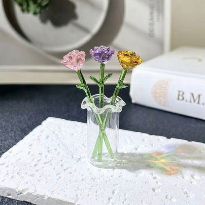ViannoCraft™ MiniBloom Glass Flower Ornament