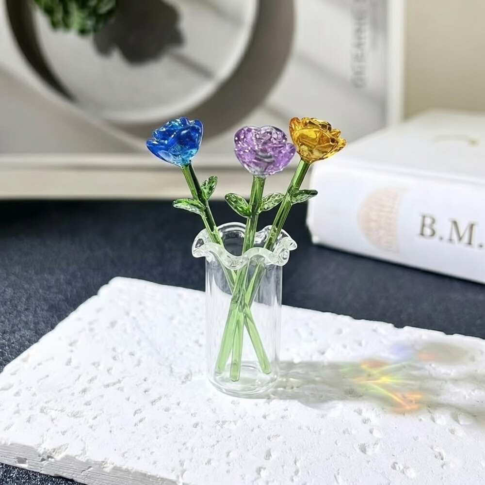 ViannoCraft™ MiniBloom Glass Flower Ornament