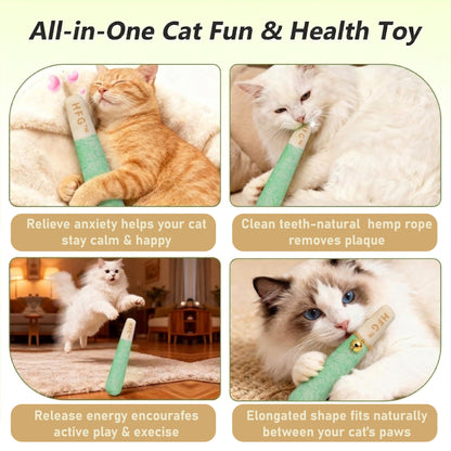 ViannoCraft™ MintMeow Catnip Chewing Toy Pack