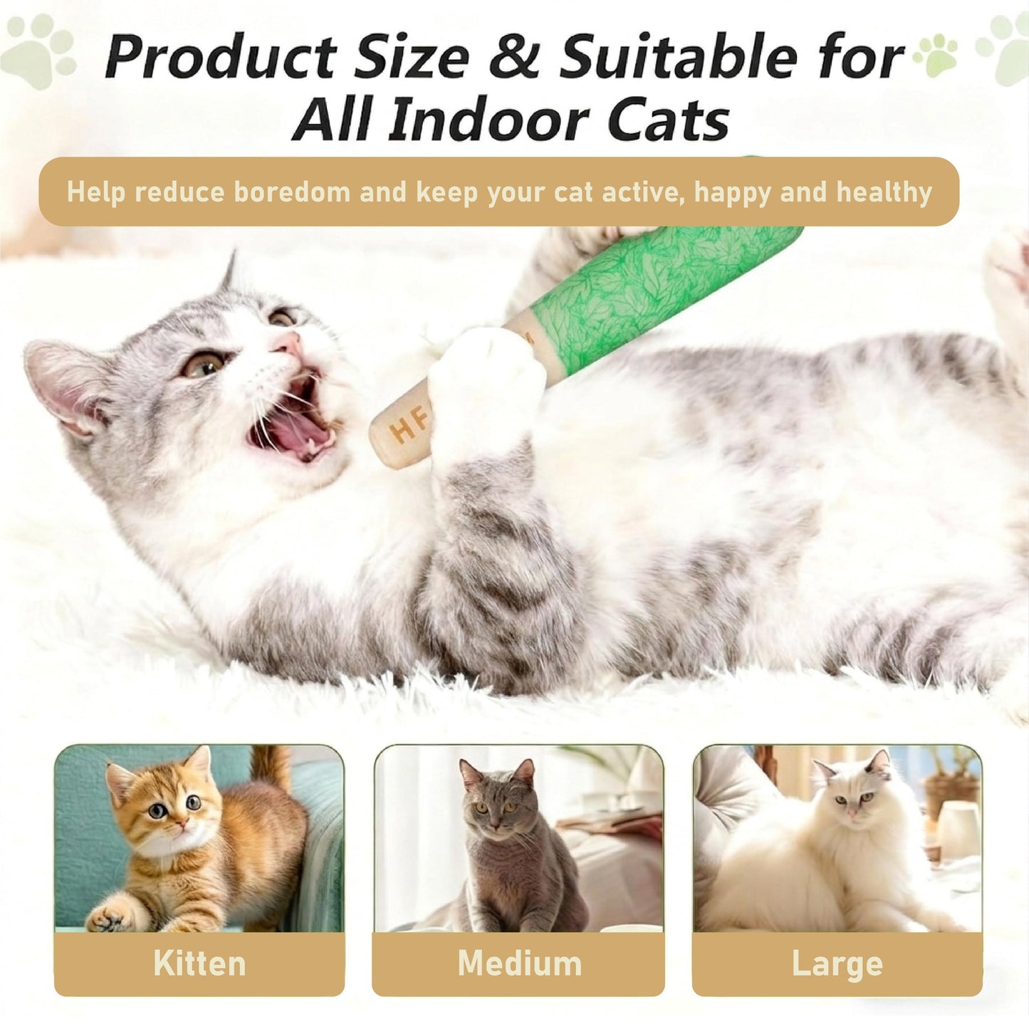 ViannoCraft™ MintMeow Catnip Chewing Toy Pack