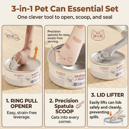 ViannoCraft™ PetServe 3-in-1 Can Tool Set