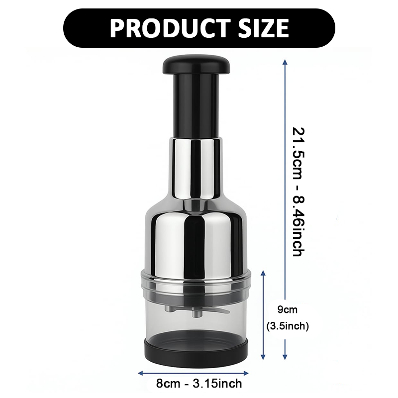 ViannoCraft™ QuickChop Press Chopper