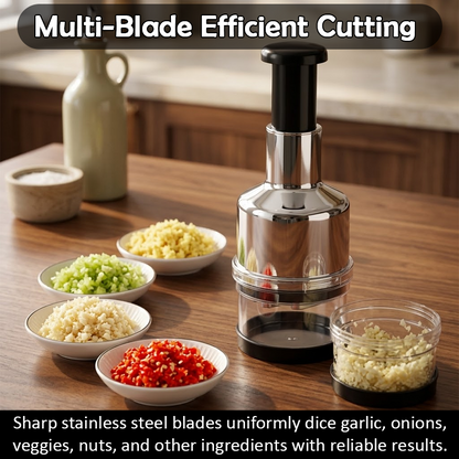 ViannoCraft™ QuickChop Press Chopper