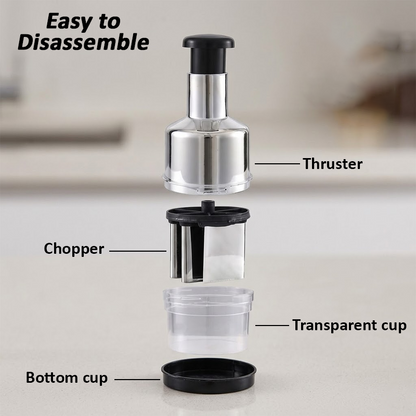 ViannoCraft™ QuickChop Press Chopper