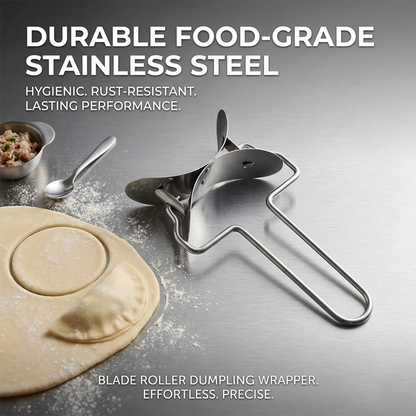 ViannoCraft™ RollCut Stainless Pastry Cutter