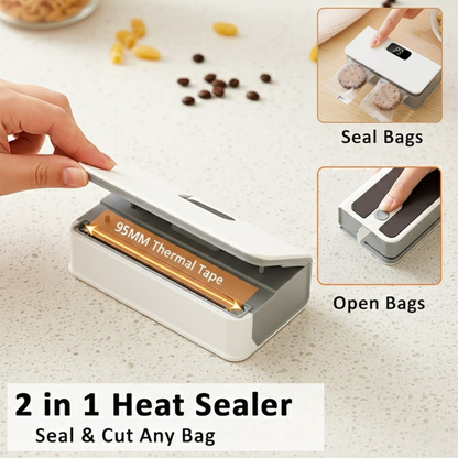 ViannoCraft™ SealPro Digital Bag Sealer & Cutter