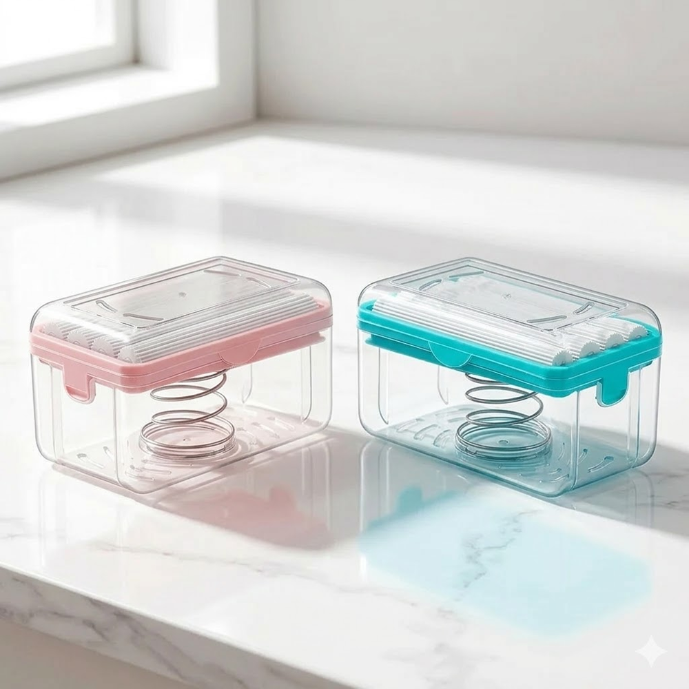 ViannoCraft™ SmartFoam Soap Roller Draining Holder