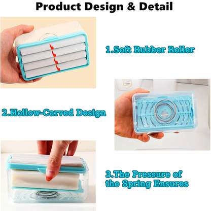 ViannoCraft™ SmartFoam Soap Roller Draining Holder