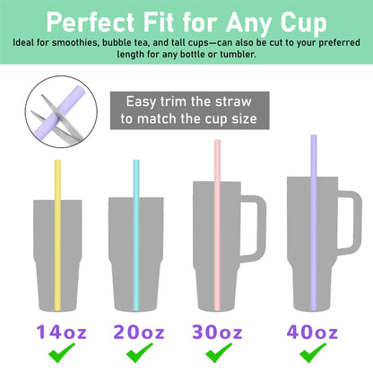 ViannoCraft™ SmartSip Reusable Openable Straw