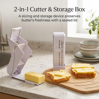 ViannoCraft™ SmartSlice Adjustable Butter Cutter Box