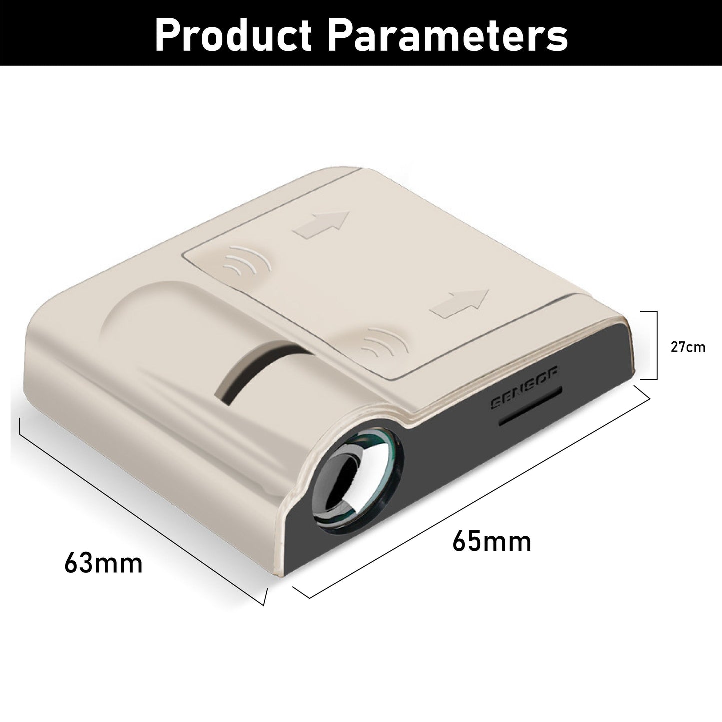 ViannoCraft™ StarWave Mini Galaxy Projector Lamp
