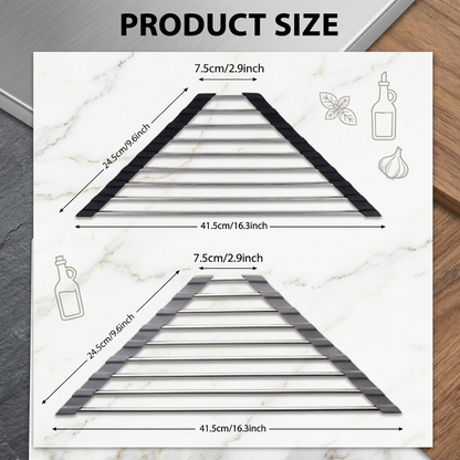 ViannoCraft™ TriCorner Foldable Sink Drying Rack