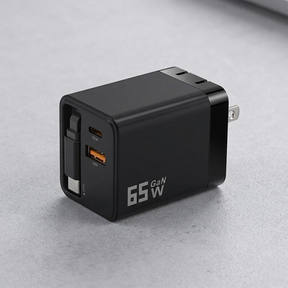ViannoCraft™ TurboCharge 65W GaN Power Charger
