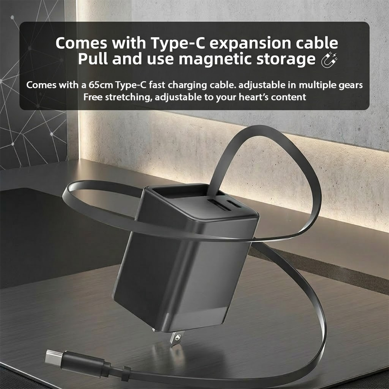 ViannoCraft™ TurboCharge 65W GaN Power Charger