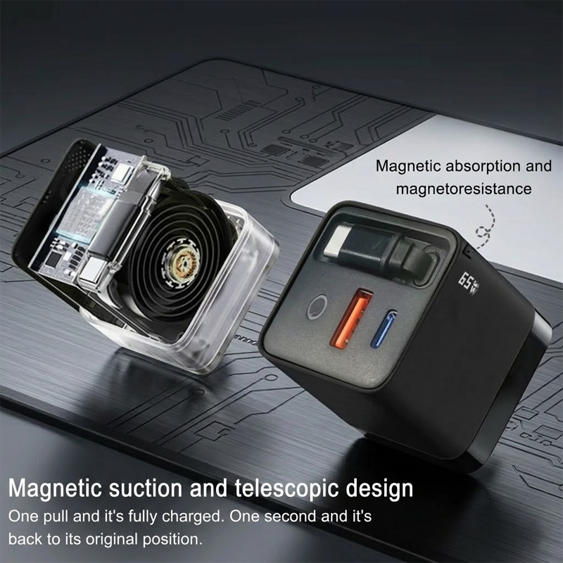 ViannoCraft™ TurboCharge 65W GaN Power Charger