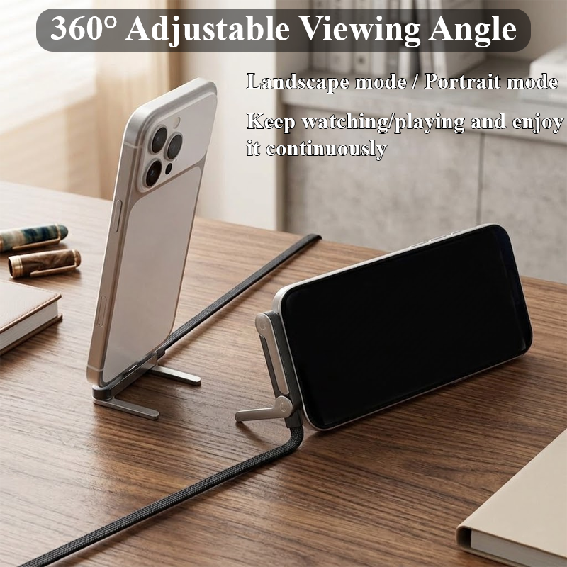 ViannoCraft™ VoltFlex 240W Foldable Phone Stand Cable
