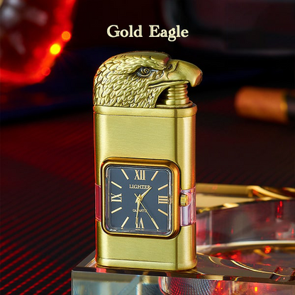 ViannoCraft™ Windproof Dual-Flame Vintage Watch Lighter