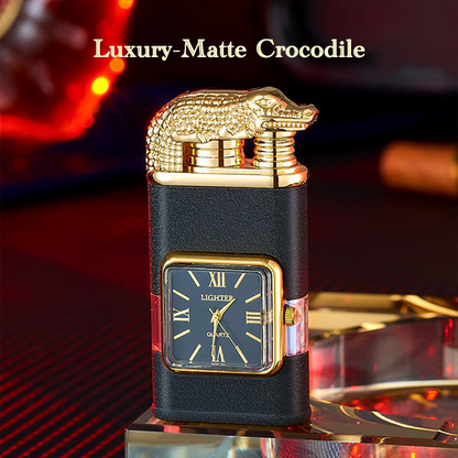 ViannoCraft™ Windproof Dual-Flame Vintage Watch Lighter