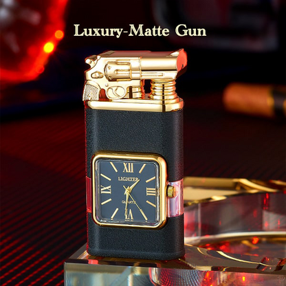 ViannoCraft™ Windproof Dual-Flame Vintage Watch Lighter