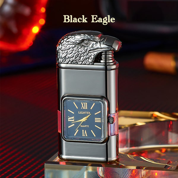 ViannoCraft™ Windproof Dual-Flame Vintage Watch Lighter