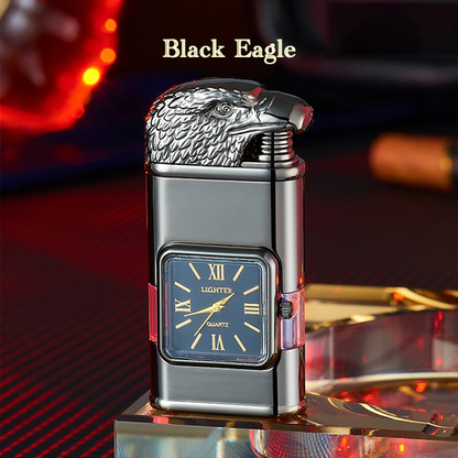 ViannoCraft™ Windproof Dual-Flame Vintage Watch Lighter