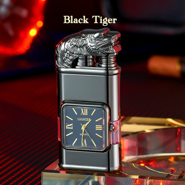 ViannoCraft™ Windproof Dual-Flame Vintage Watch Lighter