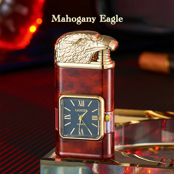 ViannoCraft™ Windproof Dual-Flame Vintage Watch Lighter