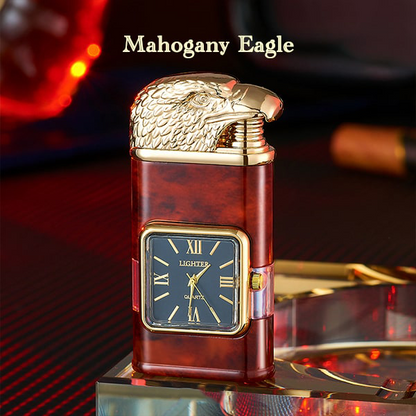 ViannoCraft™ Windproof Dual-Flame Vintage Watch Lighter