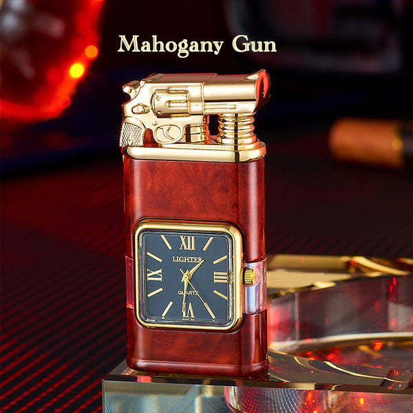 ViannoCraft™ Windproof Dual-Flame Vintage Watch Lighter
