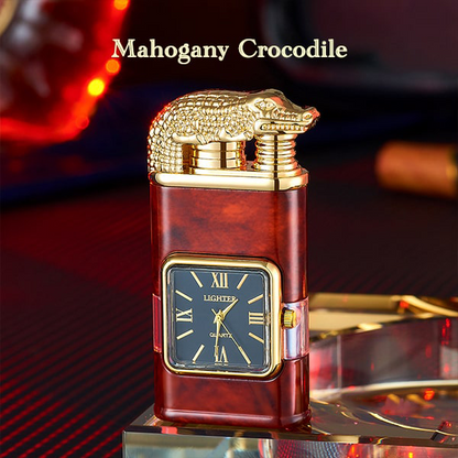 ViannoCraft™ Windproof Dual-Flame Vintage Watch Lighter